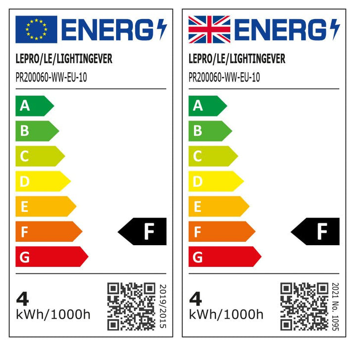 Lepro Żarówki LED GU10, ciepła biel żarówka LED GU10 4W (= 50W żarówka halogenowa), Reflektor LED 350lm 2700K, wiązka 120°, 10 Sztuk