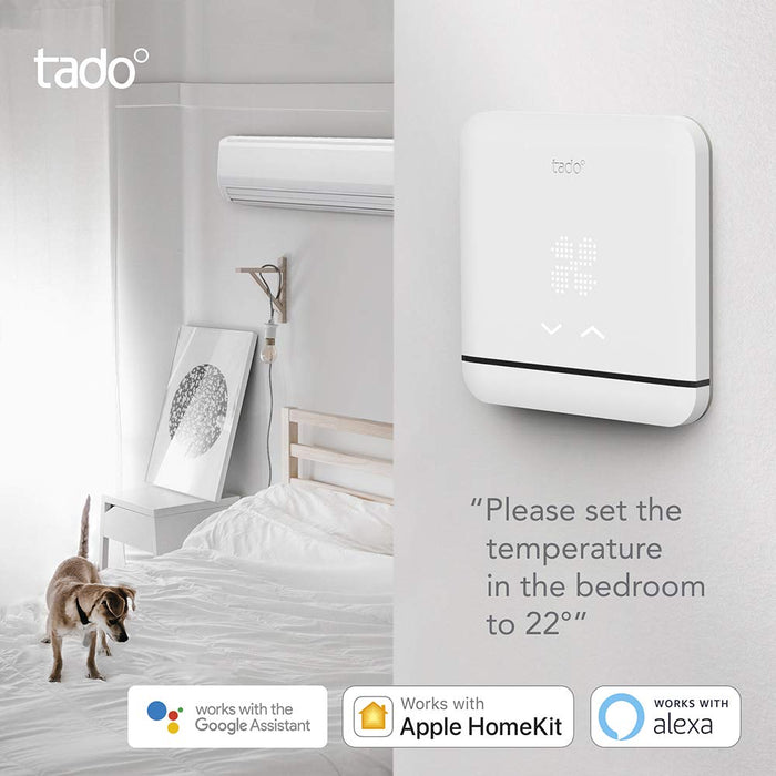 Tado Smart AC Control V3+ Inteligentny System Sterowania Klimatyzacją Biały 10 x 1.45 x 10 cm