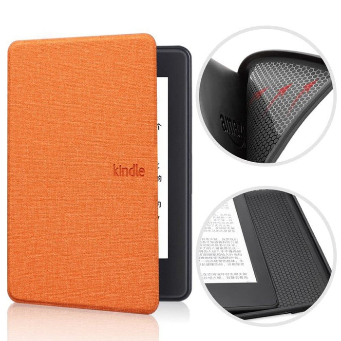 XYFCJK Rozpraszanie ciepła miękkie etui z tkaniny do Kindle Paperwhite 15-6,8 cala (11 generacji) etui z 2021, edycja Kindle Signature i edycja dla dzieci, akcesoria do czytnika e-booków, pomarańczowy, Paperwhite 5