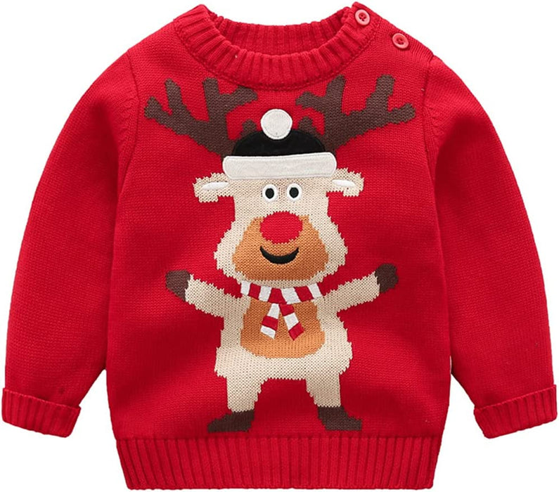 Chłopcy dziewczęcy sweter dziecięcy świąteczny sweter zimowa bluza z długim rękawem dzianina kardigan bluza z kapturem bawełniany sweter uroczy odzież wierzchnia 1-7 lat