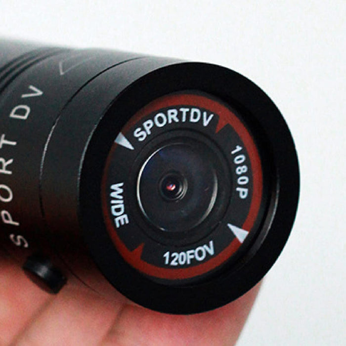 Ruspela Kamera do kasku rowerowego HD 1080P mini kamera sportowa DV do użytku na zewnątrz