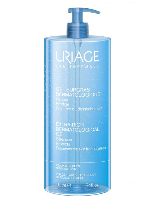 Uriage Extra-Rich Dermatological Cleanser, 1 l
