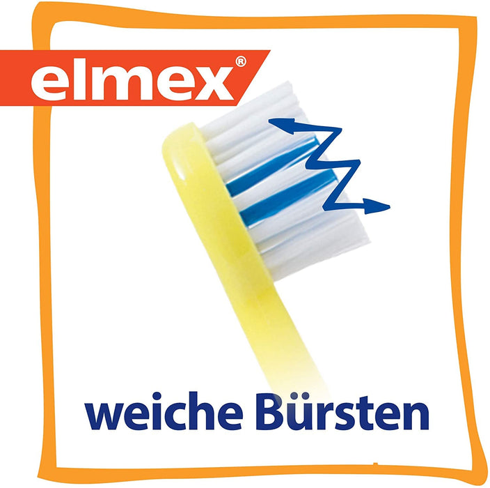 szczoteczka do nauki elmex z pastą do zębów dla dzieci elmex 12 ml, 0-2 lata, mieszany, 1 sztuka