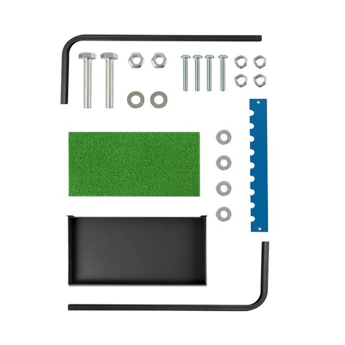 Regał magazynowy na kije golfowe, 9 otworów, organizer na kije golfowe, stojak na regały, 27,56 x 10,83 x 40 cm, stojak na kije golfowe, stojak z metalu, do użytku na zewnątrz i wewnątrz