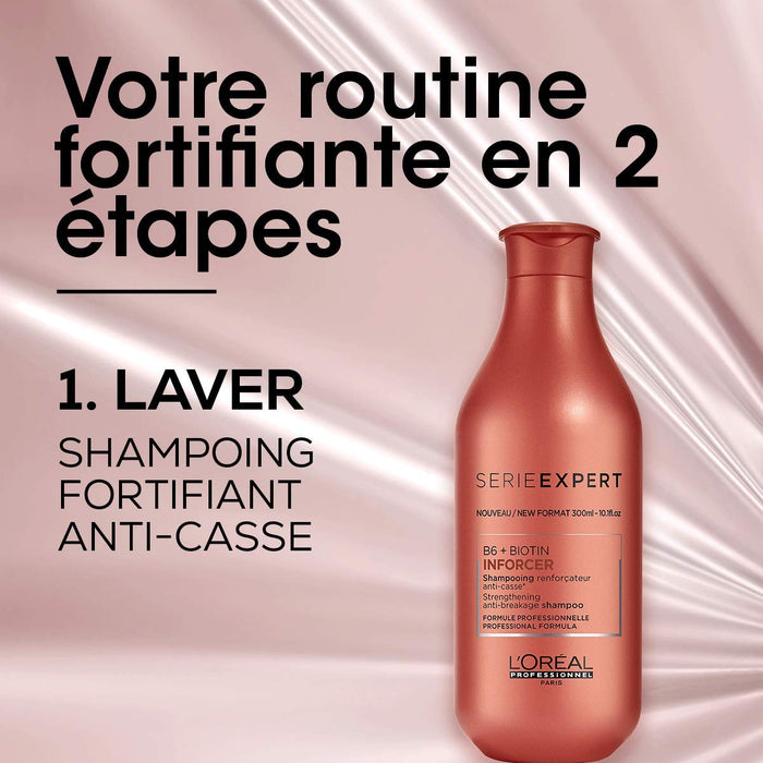 L'Oréal Professionnel Paris Serie Expert Inforcer maska przeciwłamliwa włosy, intensywna kuracja do włosów z biotyną, do zniszczonych włosów, zapobiega uszkodzeniom włosów, 250 ml