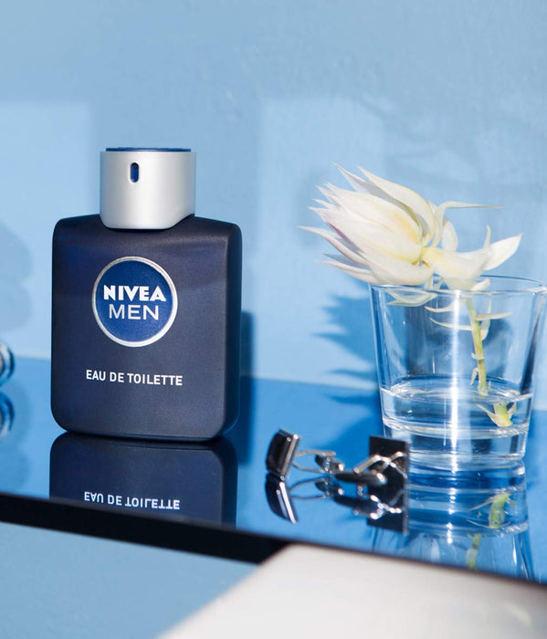 NIVEA Men Eau de Toilette (1 x 100 ml) woda toaletowa NIVEA MEN o świeżym zapachu