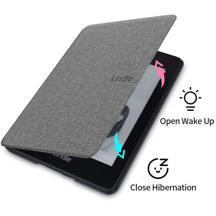 Do Kindle etui i pokrowców do Amazon Kindle Paperwhite 5 (11. generacji 6,8 cala 2021) magnetyczne inteligentne etui - klasyczne czysty kolor moda auto budzenie / sen skóra PU pokrowiec rękaw folio etui, błękitne, fo