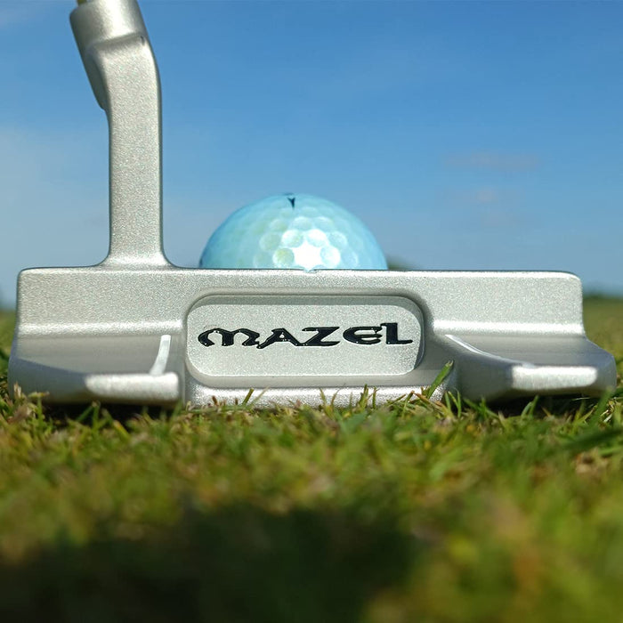 MAZEL Putter golfowy dla mężczyzn praworęczny z nakryciem głowy, wkładka do młotka premium z trzonkiem ze stali nierdzewnej 86 cm
