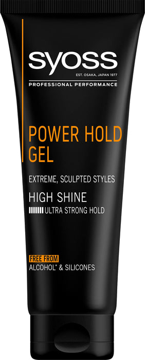 Syoss MEN Power Hold Gel żel do włosów Ultra Strong 250ml