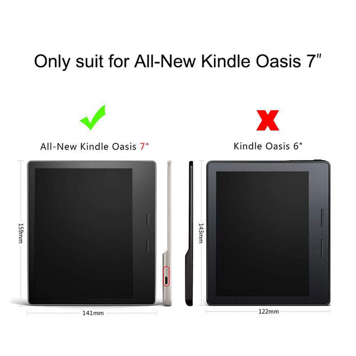 Skórzane Etui Flip Pu Do Amazon 2019 Kindle Oasis 3 Slim Cover Case Dla Kindle Oasis 2 2017 Wydanie 7 Soft Flexible