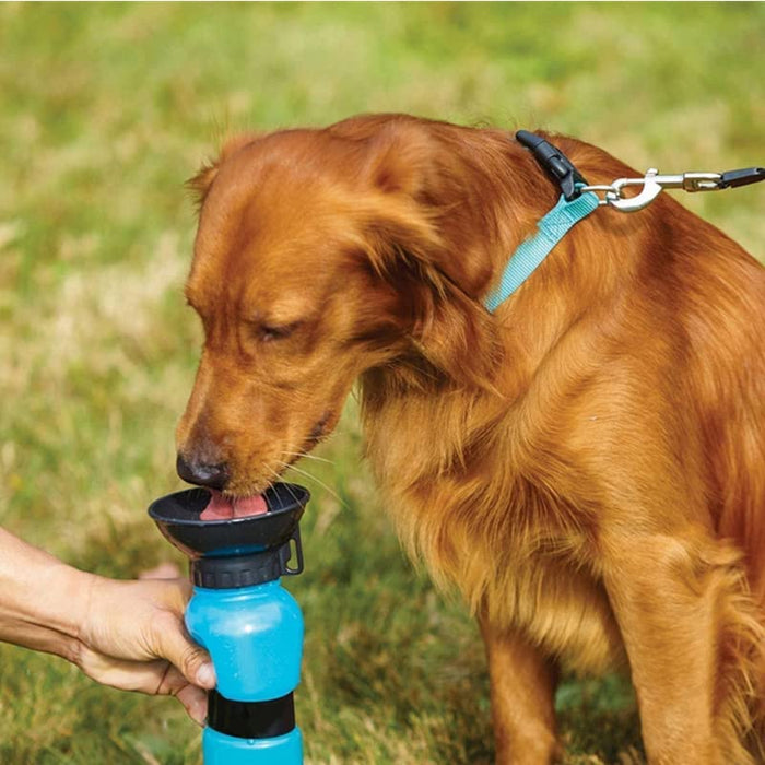 Retoo Butelka do picia dla psa, w podróży, 500 ml, przenośna butelka na wodę dla zwierząt domowych, dozownik wody na spacery na świeżym powietrzu, wędrówki, miętowa zieleń, miska do picia, butelka na wodę
