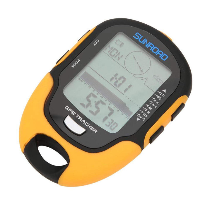 Fournyaa Elektroniczny wysokościomierz GPS, lekka wysokość docelowa ustawienia gps wysokościomierz kompas, zwiększenie wzrostu / straty na kemping na świeżym powietrzu