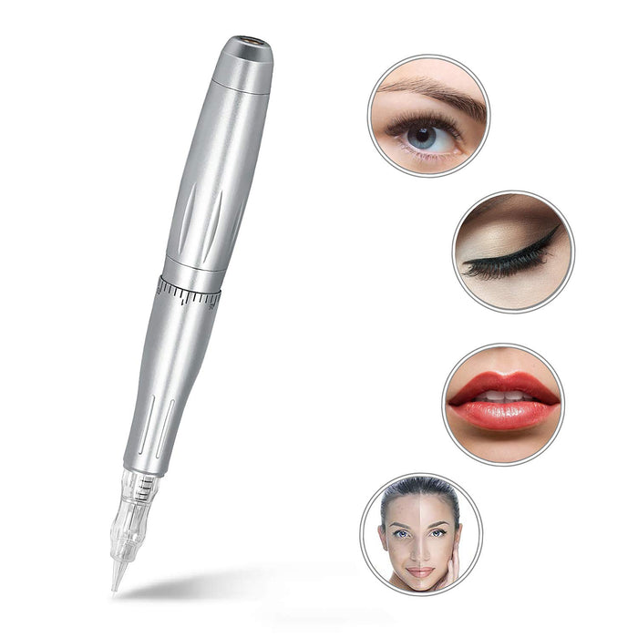 BIOMASER® Semi zestaw do makijażu permanentnego do brwi z 3 igłami do mikrobladingu