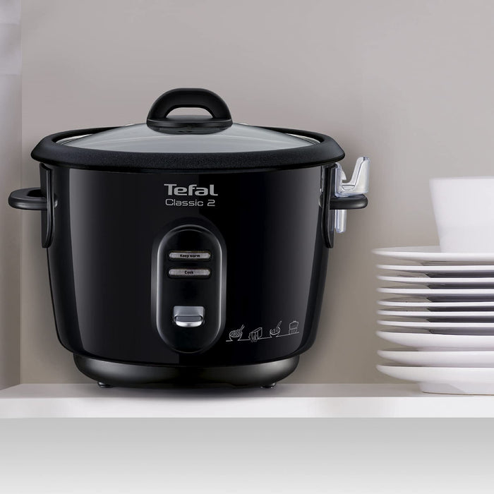 Tefal - RK102811 - klasyczna czarna metaliczna kuchenka do ryżu