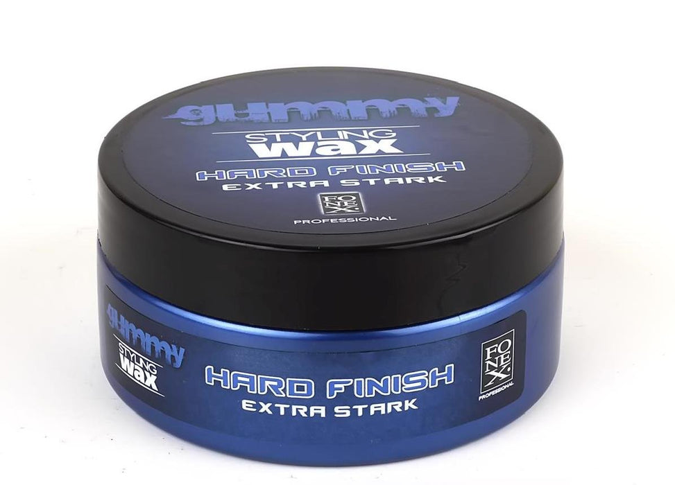 Fonex Styling Pack NEW : Gummy Styling Wax Hard Finish & Ultra strong Hold (po 150 ml) | wosk do włosów z dodatkowym połyskiem | wosk do włosów dla mężczyzn | Hair wax men do krótkich i długich włosów