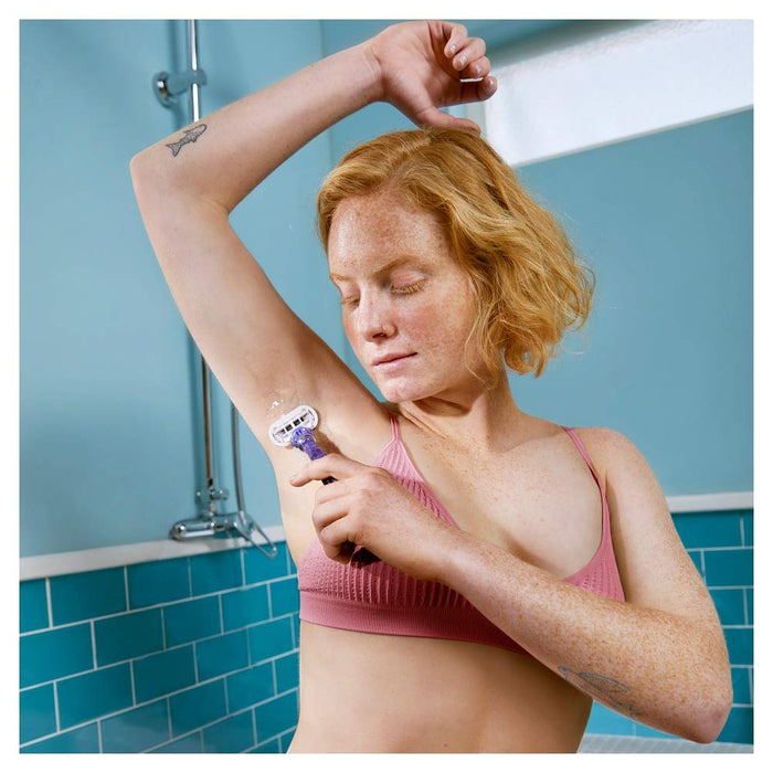 Gillette Venus ‎7702018584383 Ostrza dla Kobiet, 4 Sztuki, Biały/Liliowy