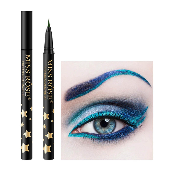 Facynde Kolorowy, płynny eyeliner, wodoodporny, gładki pisak do eyelinera, z bardzo cienką końcówką, odporny na ścieranie, do makijażu oczu, prezent dla kobiet