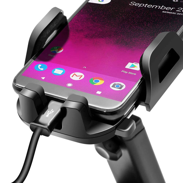 Retoo Samochodowy uchwyt na telefon komórkowy z możliwością obrotu o 360° i osłoną silikonową, uchwyt samochodowy do smartfona 4,5 – 6,5 cala do deski rozdzielczej, uniwersalny uchwyt na telefon komórkowy kompatybilny z Samsung, LG, iPhone, Huawei, Xiaomi