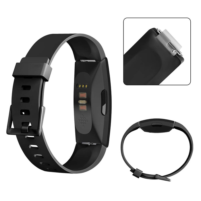 Amzpas Bransoletka kompatybilna z zegarkiem Fitbit Inspire/Fitbit Inspire HR, miękki zapasowy pasek z tworzywa TPU, akcesoria do zegarka Fitbit Inspire/Inspire HR Fitness Tracker