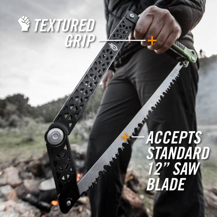 Gerber Freescape Camp Outdoor składana piła łukowa dostępna w kolorze czarnym