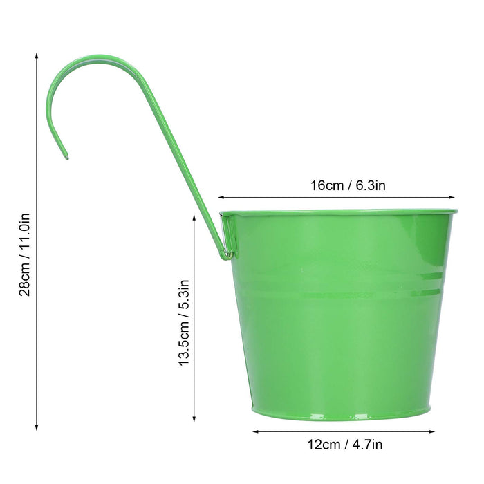 Doniczka do przechowywania, 4 zestawy pojemników na rośliny Akcesoria balkonowe do ogrodu do wiszących roślin Nowoczesna doniczka na rośliny(green, 2)