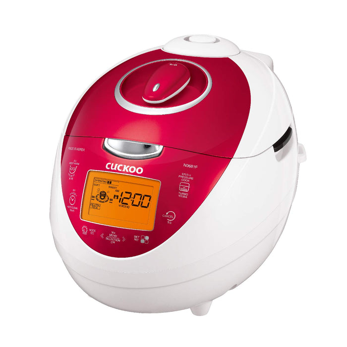 CUCKOO Cyfrowy szybkowar do ryżu CRP-N0681F mały | Fuzzy Logic | Cyfrowe ciśnienie parowe HP | Rice Cooker