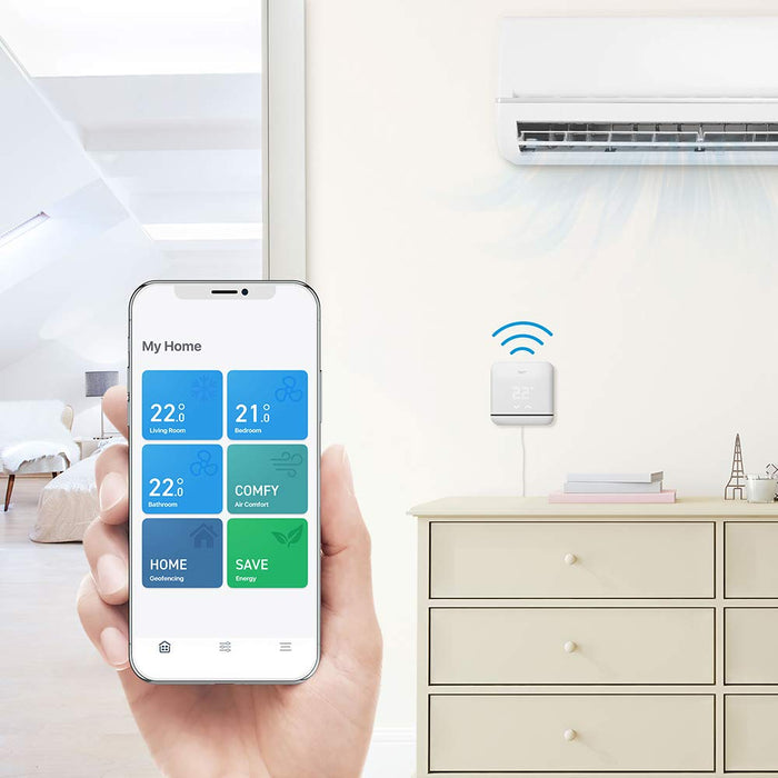 Tado Smart AC Control V3+ Inteligentny System Sterowania Klimatyzacją Biały 10 x 1.45 x 10 cm