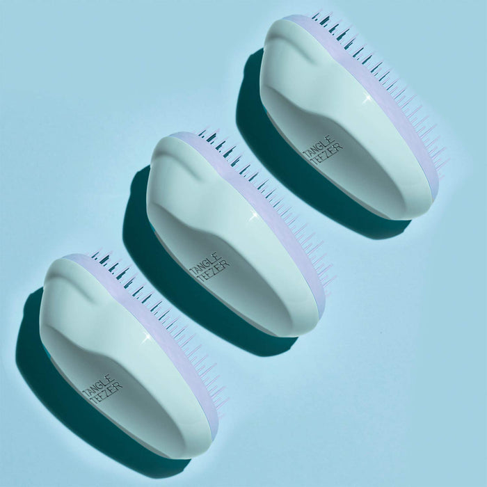 Tangle Teezer Delikatna i delikatna szczotka do rozczesywania włosów, miętowa, fioletowa