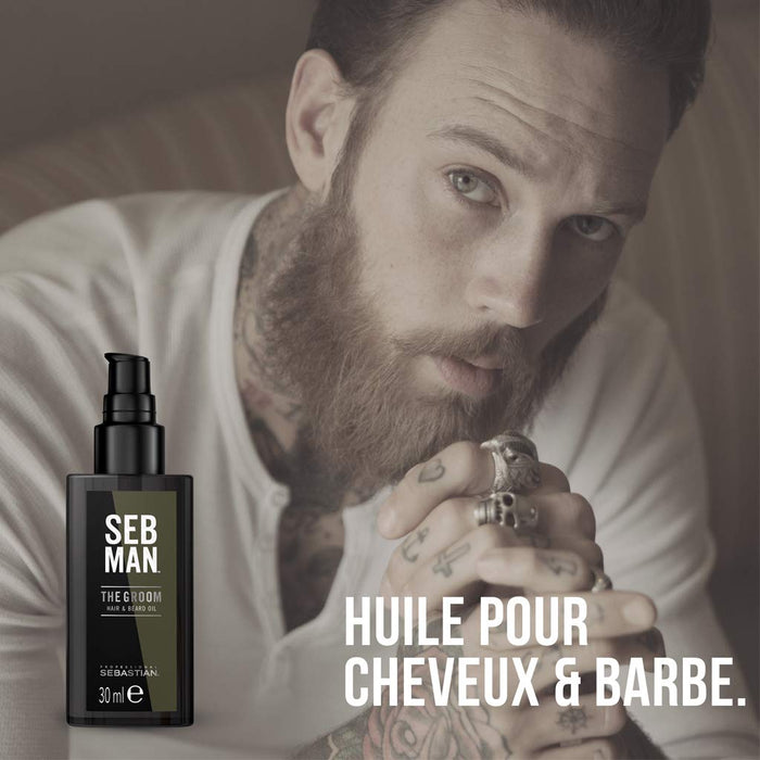 Seb Man The Groom – olejek pielęgnacyjny do włosów i brody