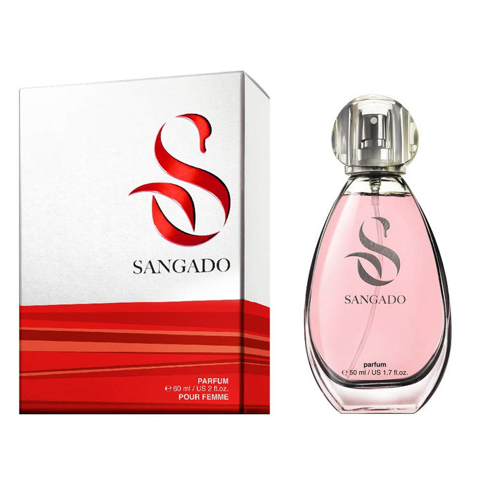 SANGADO Vanilla and Chestnut Perfume for Women, 8-10 hours long-Lasting, Luxury smelling, Oriental Vanilla, Fine French Essences, Extra-Concentrated (Parfum), Ideal Gift for Women, 50 ml Spray
