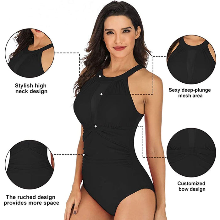 TcIFE Damski strój kąpielowy Brzuch Way Jednoczęściowy Odzież plażowa Push up High Waisted Monokini Strój kąpielowy dla kobiet