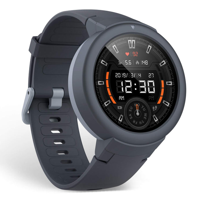 Amazfit Smartwatch Verge Lite Fitness zegarek z 20-dniowym czasem pracy baterii, GPS, AMOLED, monitorowanie tętna, sportowy zegarek do monitorowania zdrowia