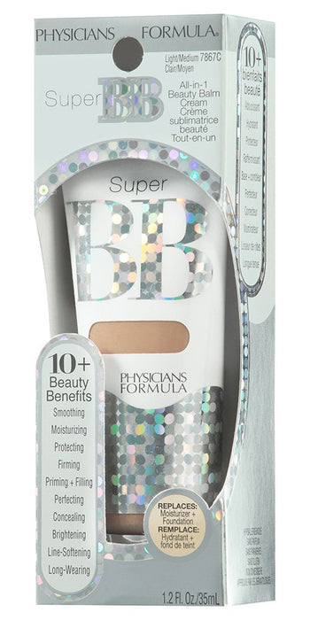 Physicians Formula Super Bb Beauty Balm Cream, Leggero/Medio - 35 Ml