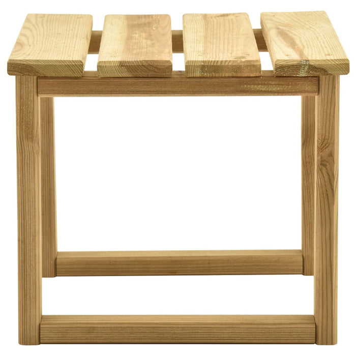 Tidyard Stół do opalania, stolik drewniany, stolik pomocniczy, stolik do herbaty, stolik do kawy, stół ogrodowy, stół balkonowy, stół do herbaty, meble ogrodowe, meble na taras, 30 x 30 x 26 cm, impregnowane drewno sosnowe