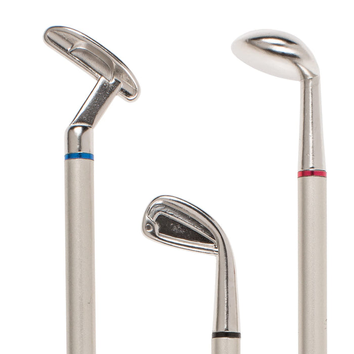 MIJOMA 3-częściowy zestaw długopisów kijów golfowych zestaw prezentowy, prezent dla graczy w golfa, pomysł na prezent