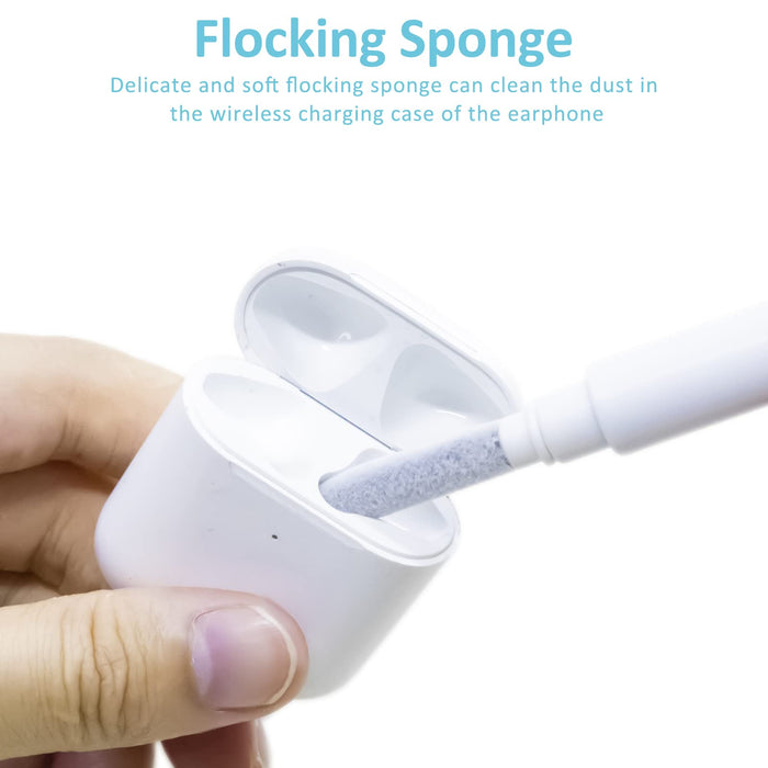Zestaw do czyszczenia Airpods Pro 1 2, wielofunkcyjny długopis do czyszczenia, miękka szczotka do słuchawek, Bluetooth, narzędzia do czyszczenia, do Lego Huawei Samsung MI Earbuds