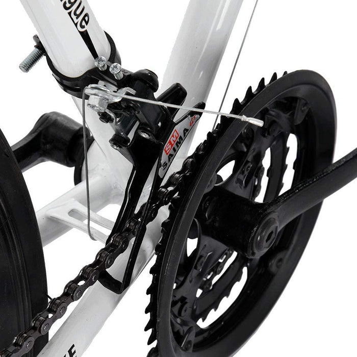 ZSMLB Rowery szosowe dla dorosłych, rowery górskie, rower szosowy dla mężczyzn i kobiet, aluminium z pełnym zawieszeniem, 21 biegów, hamulce tarczowe, 700c, miejski, rower szosowy, rower terenowy, wyścigi na świeżym powietrzu, Cy