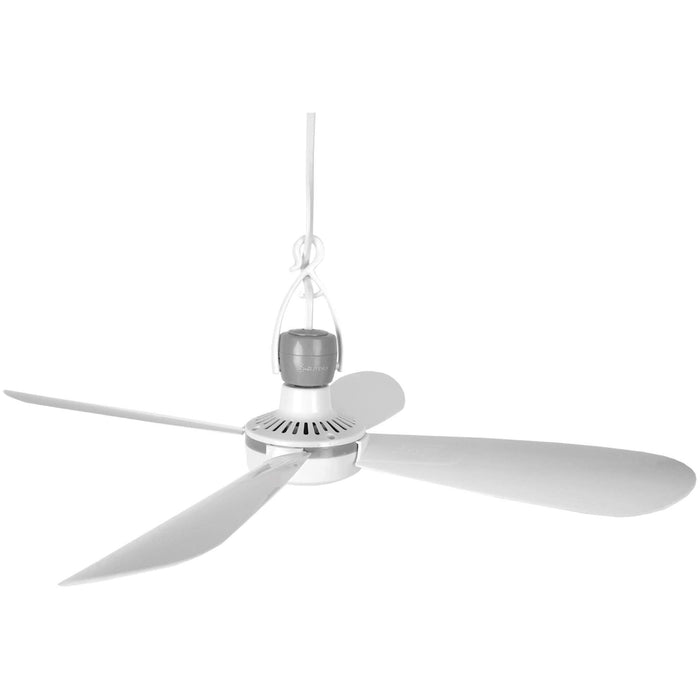 Przenośny wentylator sufitowy z wtyczką i przełącznikiem, 220 V-240 V/5 W, Ø 40 cm, mobilny wentylator z zawieszką, energooszczędny, biały