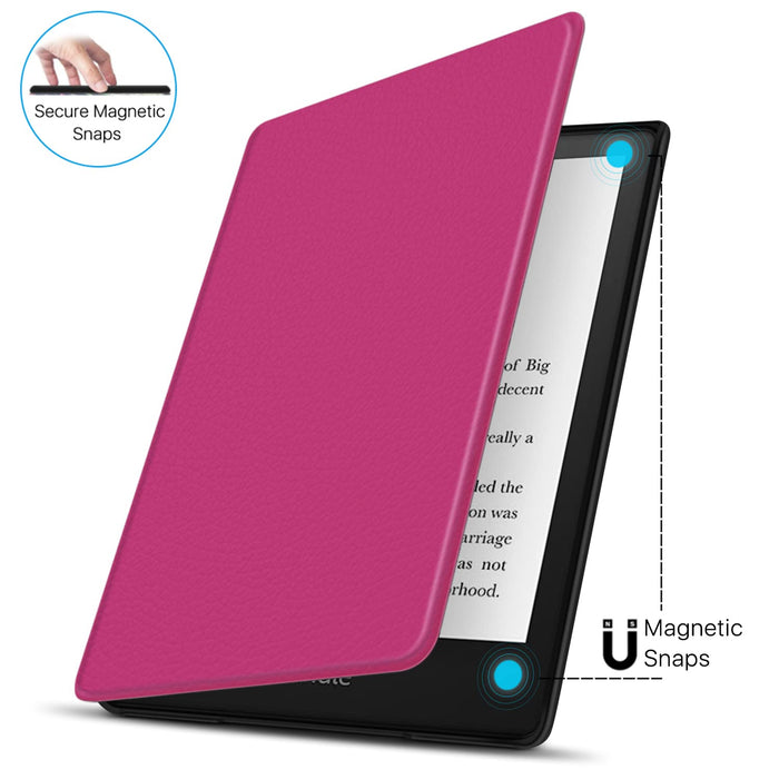 TNP etui ochronne do Kindle Paperwhite 2021 6,8 cala 11 generacji/Kindle Paperwhite 2021 Signature Edition, etui i etui do czytania Kindle Paperwhite , kolor różowy cukierkowy