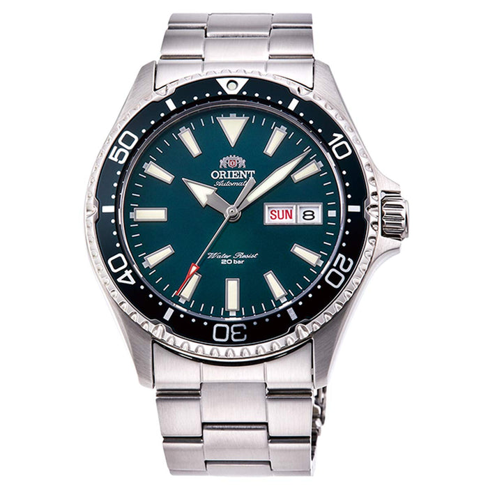 Orient RA-AA0004E19B Unisex Analogowy Zegarek Automatyczny z Bransoletką Stalową, 42 mm, Srebrny