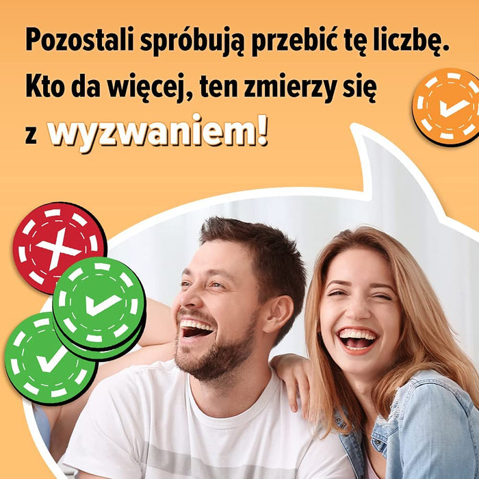 Trefl Kto Da Więcej? Rodzinna Gra Planszowa dla Dzieci od 10 lat