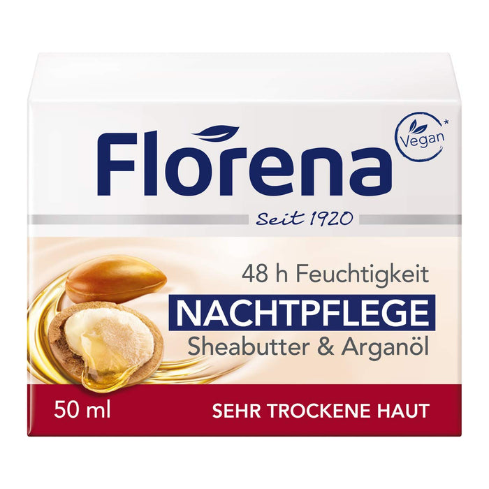 Florena Krem na noc z masłem shea 1 opakowanie (1 x 50 ml)