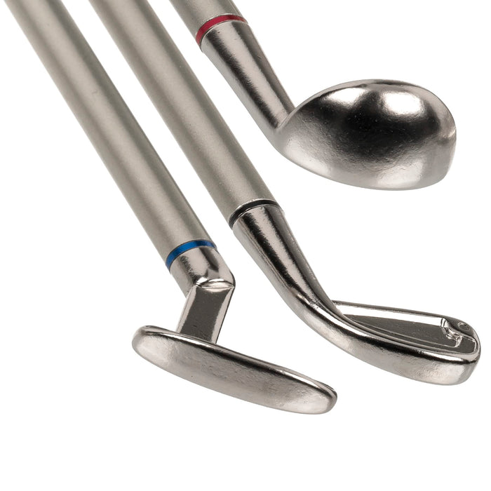MIJOMA 3-częściowy zestaw długopisów kijów golfowych zestaw prezentowy, prezent dla graczy w golfa, pomysł na prezent