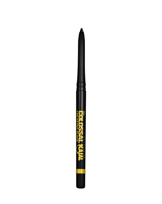 Maybelline New York The Colossal-Kajal automatyczna, trwała kredka do oczu, o miękkiej jedwabistej konsystencji, 02 Extra Black, 0,25 g