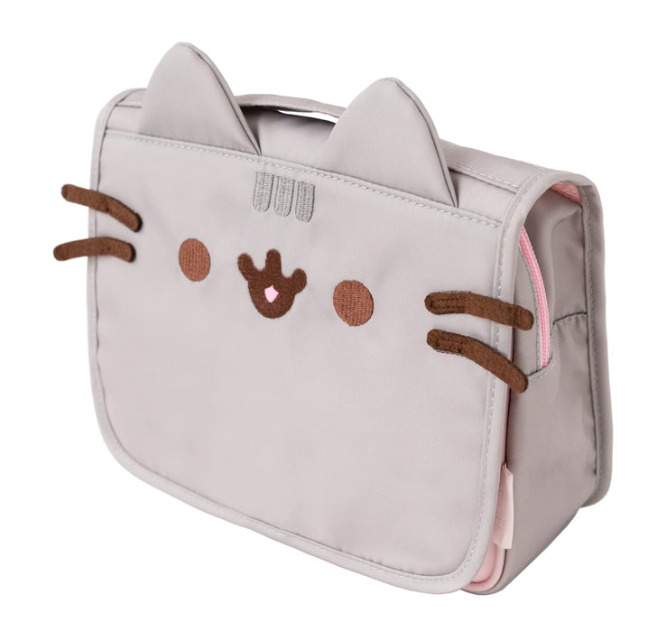 Grupo Erik MARE0141 Beauty Pusheen kosmetyczka do zawieszenia z obrotowym haczykiem, 100% wodoszczelna, idealna jako torba podróżna, torba na makijaż, torba podróżna, kosmetyczka, Kolor: Rosa