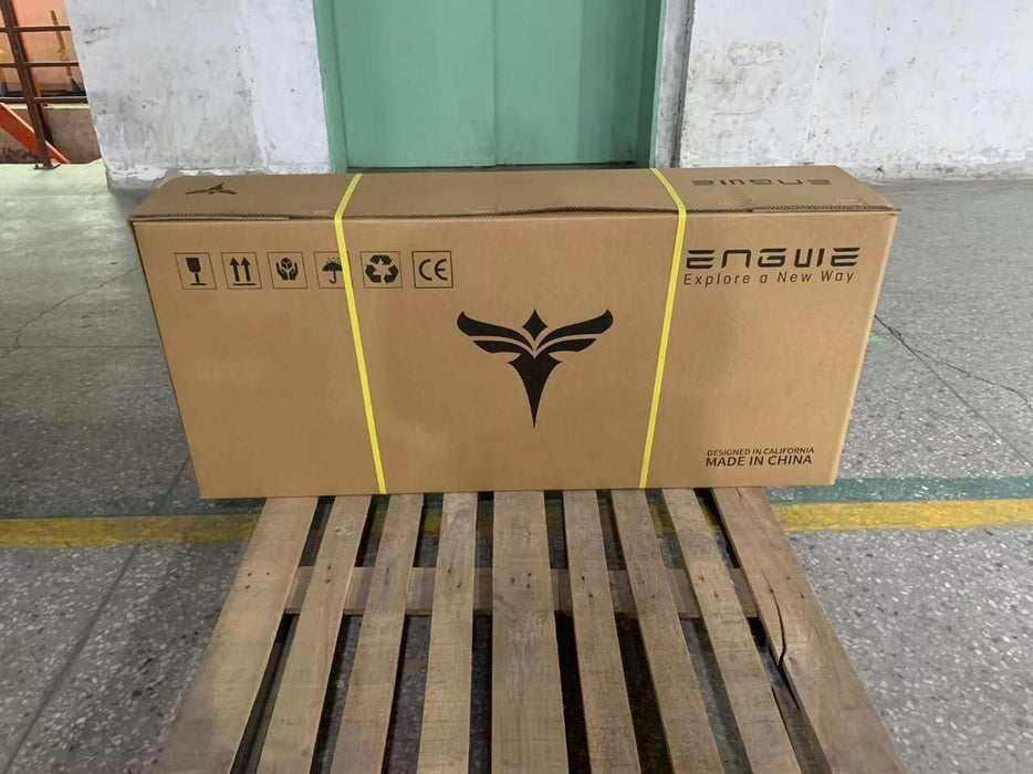 ENGWE Składany rower elektryczny dla dorosłych, grube koła 20 × 4.0" na każdą ziemię, MTB, plażę, śnieg, 7 prędkości, bateria litowa 48V 13AH