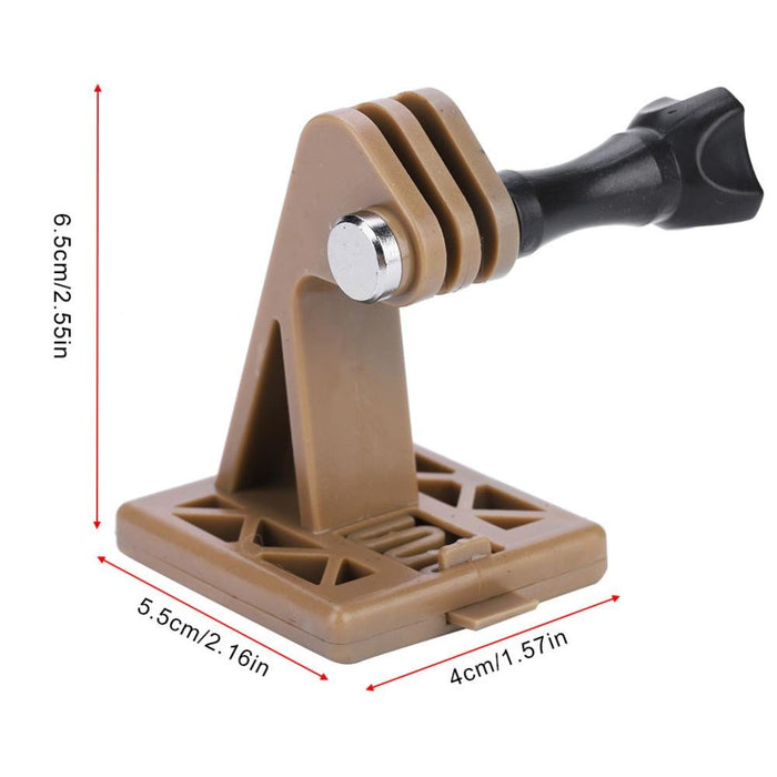 Tbest Taktyczne akcesoria do szybkiego kasku Airsoft, uchwyt przedni do kasku, adapter do kamery Go Pro Action