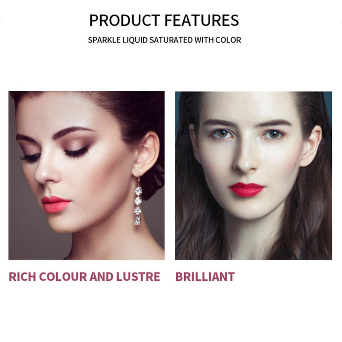Paleta szminek dla kobiet, 25 kolorów paleta szminek-długotrwały i wodoodporny zestaw palet błyszczyków, wysoce pigmentowany zestaw upominkowy do makijażu dla dziewczynek i kobiet Ortuh