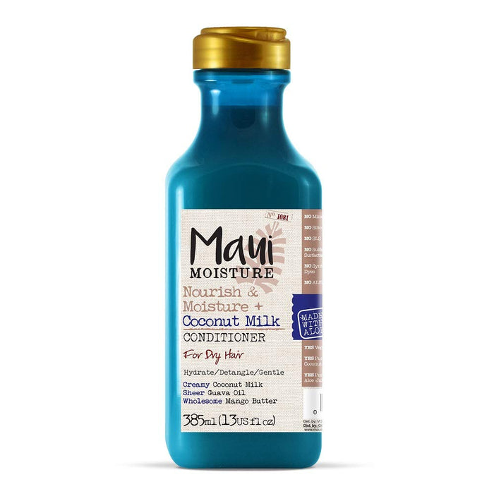 Maui Moisture Odżywka do suchych włosów, mleko kokosowe i aloes, 385 ml