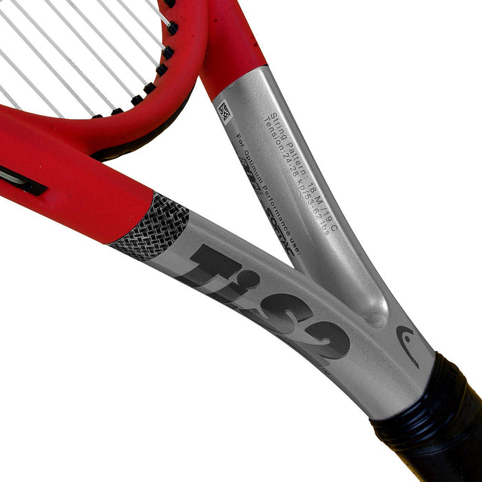 HEAD Ti S2 rakieta tenisowa 245 g, komfortowa, czarno-czerwona